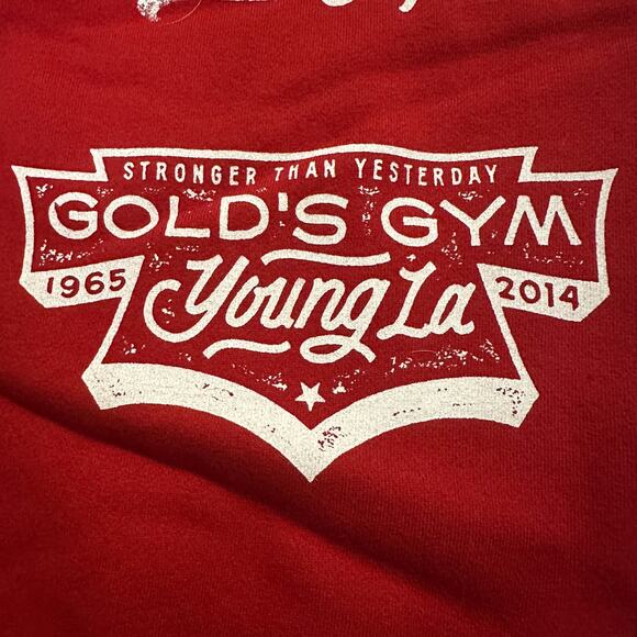 Men'sYoungLA 2143 - Golds Gym Immortal Joggers XL NWT, Red - Picture 8 of 11